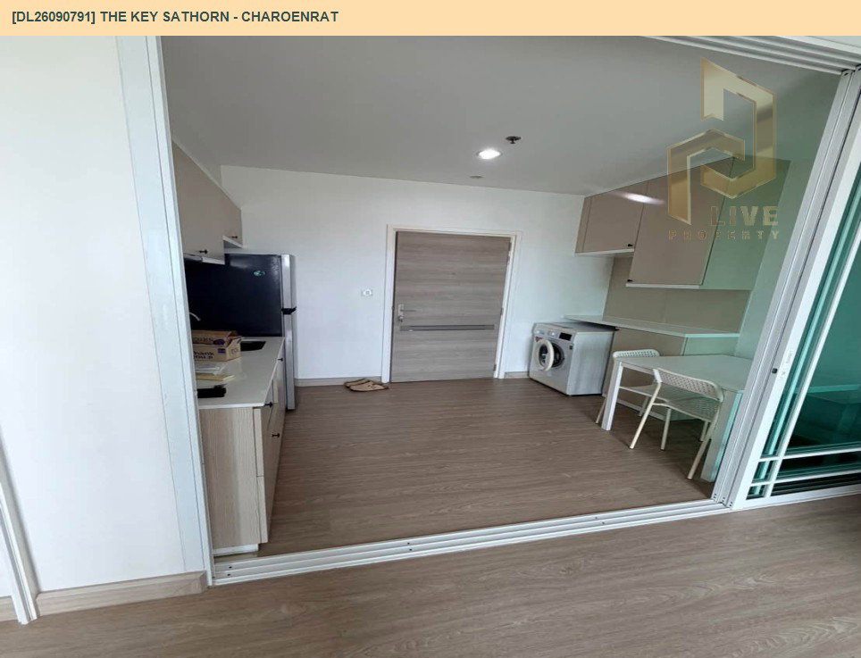 รูป DL26090791 ให้เช่าคอนโด เดอะคีย์ สาทร - เจริญราษฎร์ (The Key Sathorn - Charoenrat) ใกล้ BTS สุรศักดิ์ พร้อมเข้าอยู่ โทรด่วน 0653619502 LineID @952jdxxk - รูปที่ 8/12