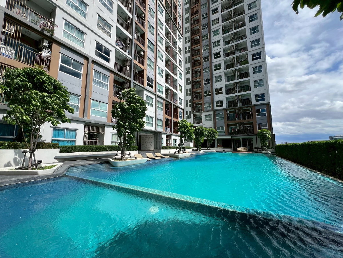 รูป T291 ให้เช่าคอนโด The Trust Condo Ngamwongwan (เดอะ ทรัสต์ คอนโด งามวงศ์วาน) ห้องตกแต่งสวย แอร์2ตัว เฟอร์ครบ ฟรีWiFiแรงมาก - รูปที่ 21/27