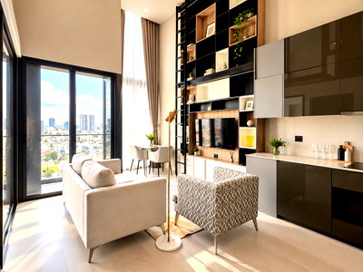 คอนโดให้เช่า : ✨Duplex 1 Bedroom Unit For Rent @ Cooper Siam   🏡