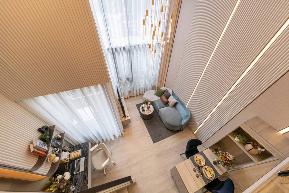 รูป ขาย คอนโด 2 ชั้น Origin Place เพชรเกษม ห้องแบบ Duo Space (ห้อง 2 ชั้น เพดานสูงพิเศษ) ติด MRT ตรงข้ามห้างซีคอนบางแค - รูปที่ 3/31