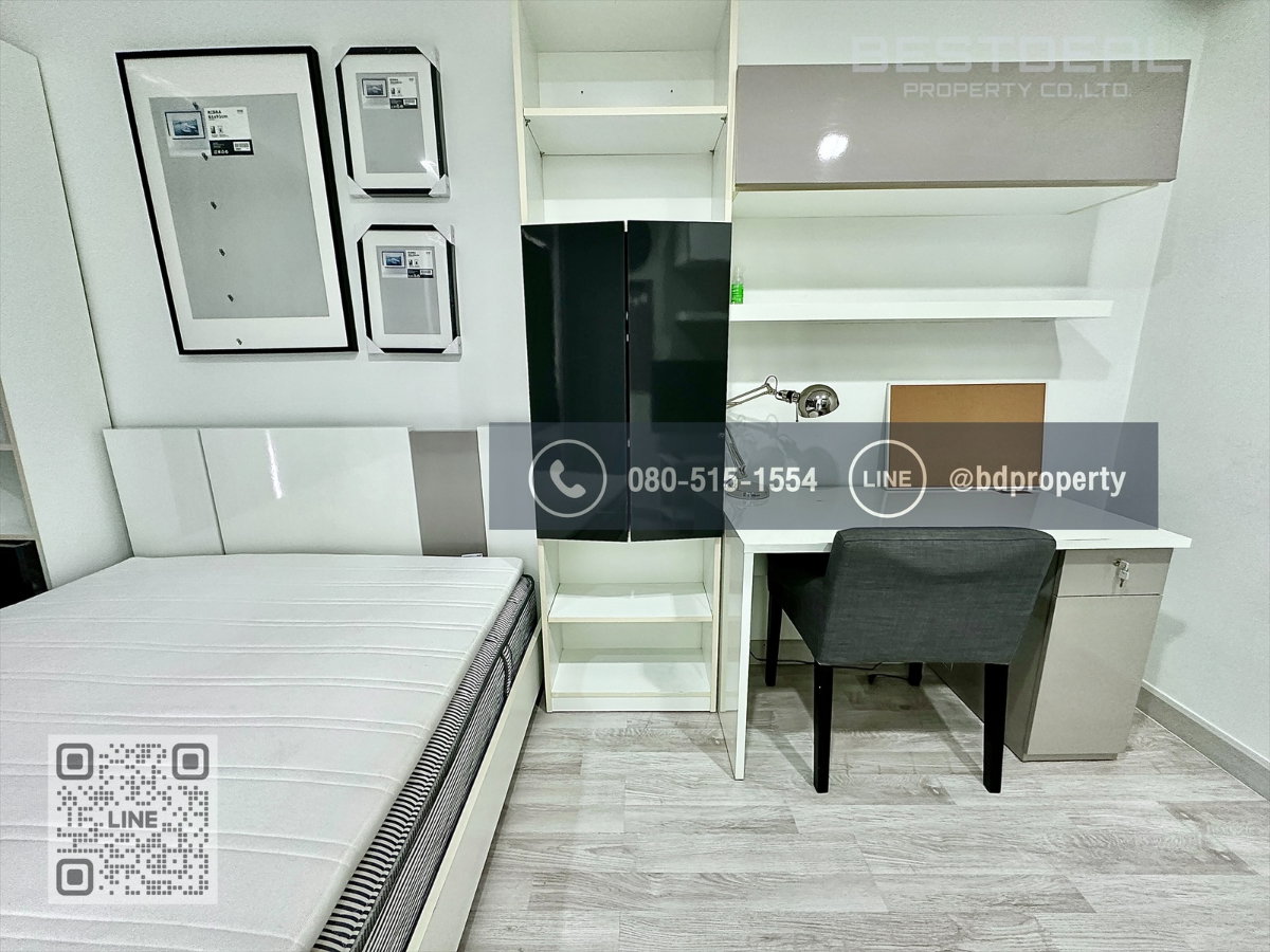 รูป Bestdeal ให้เช่า Studio 22ตรม.ราคา 13,500/เดือนเท่านั้น เฟอร์นิเจอร์และเครื่องใช้ไฟฟ้าครบ “IDEO MOBI RAMA 9” ใกล้MRT และ เซ็นทรัลพระราม 9 เพียง 80 ม. - รูปที่ 2/13
