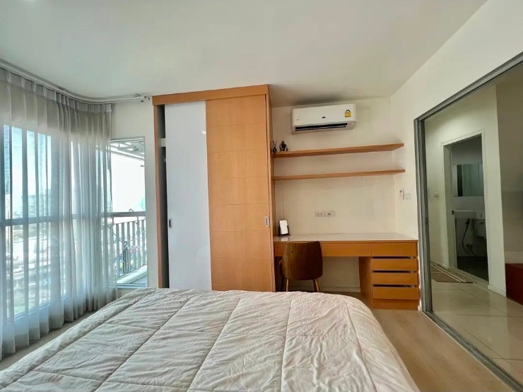 รูป 🩷ห้องใหญ่ 38 ตร.ม. ชั้น 23 วิวเมือง 1 ห้องนอน Fully Furnished เครื่องใช้ไฟฟ้าครบ ใกล้ BTS พระโขนง เพียง 16,000 บาท/เดือน พร้อมเข้าอยู่💚✨️ - รูปที่ 5/16