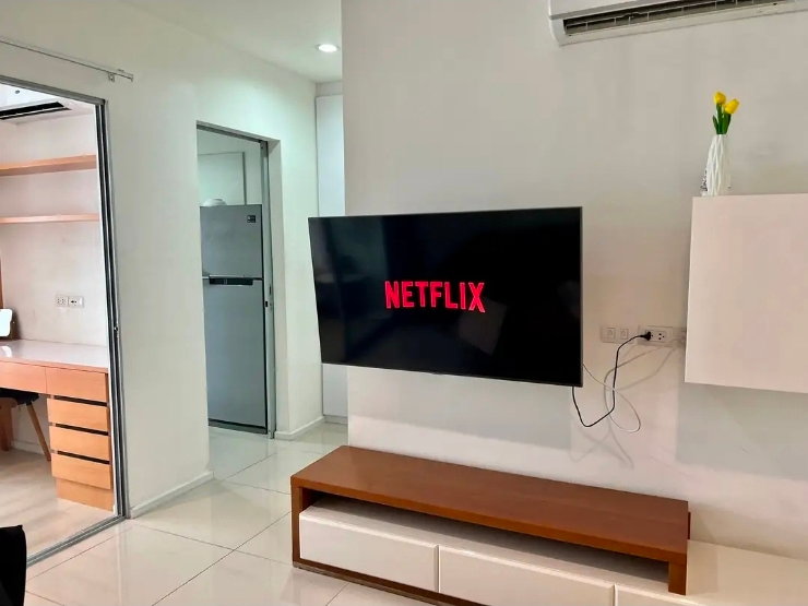 รูป 🩷ห้องใหญ่ 38 ตร.ม. ชั้น 23 วิวเมือง 1 ห้องนอน Fully Furnished เครื่องใช้ไฟฟ้าครบ ใกล้ BTS พระโขนง เพียง 16,000 บาท/เดือน พร้อมเข้าอยู่💚✨️ - รูปที่ 7/16