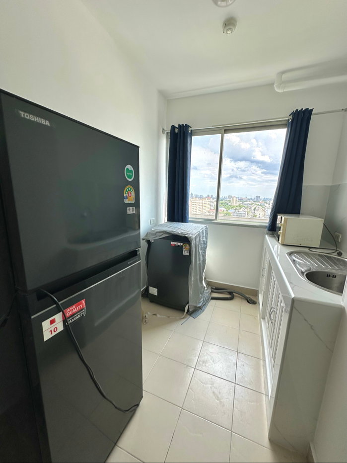 รูป 🔥 2 ห้องนอน แต่เช่าไม่ถึงหมื่น! ใครหาห้องใหญ่ต้องดูห้องนี้ | City Home Rattanathibet - รูปที่ 8/15