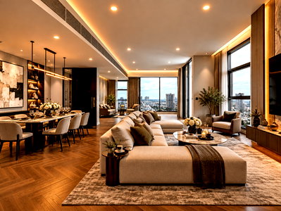 Condos for sale : The Residences 38 4 Bedrooms, 4 Bathrooms, 221.08 SQ.M.  Branded Residence 