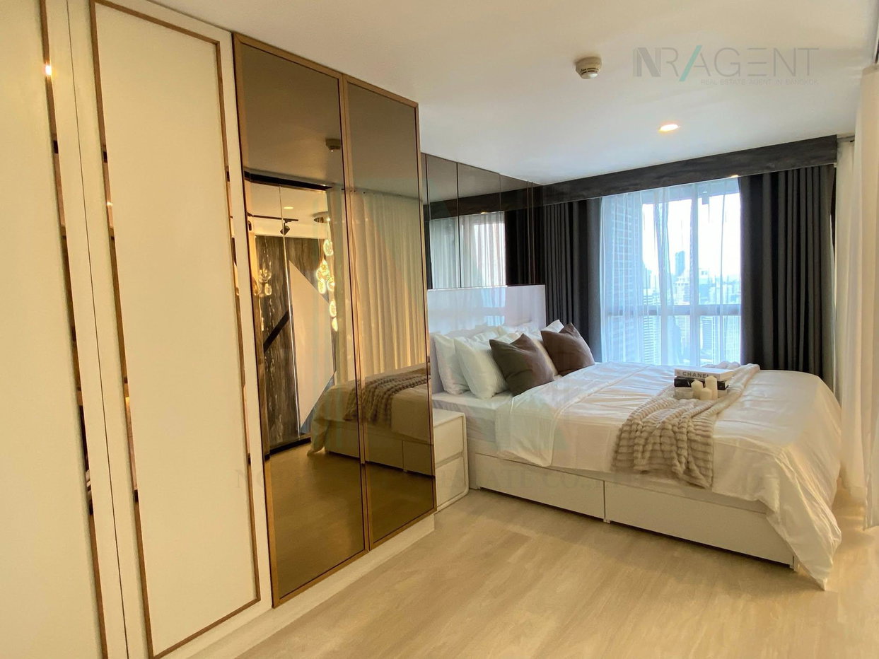 รูป 🎊 ให้เช่าคอนโด ไนท์บริดจ์ ไพร์ม สาทร อาคาร 1 ชั้น 41 Duplex 2 ห้องนอน ขนาด 44 ตรม ใกล้ Empire Tower - รูปที่ 6/8