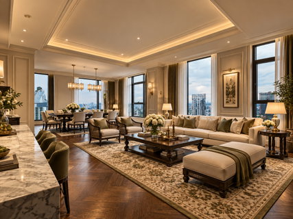 5 ห้องนอน 5 ห้องน้ำ 454.81 ตร.ม. The Residences 38 นิยามใหม่ของ Luxury Branded Residence พร้อมฟรีค่าโอน