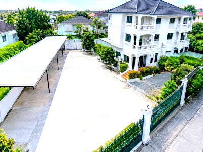 เช่าบ้านเดี่ยว กรุงเทพมหานคร : ติดตั้งลิฟต์ได้ 9นอน นวมินทร์ 109-113 Phothalai Golf Park โฮมออฟฟิศ 3 ชั้น 2 คูหา 6น้ำ เลิศหล้าเกษตรนวมินทร์ 698 ม.  101 ตร.ว. 490 ตร.ม.