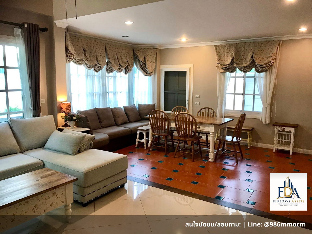 รูป ✨ ให้เช่า บ้านเดี่ยวระดับพรีเมียม สไตล์ยุโรปสุดหรู แฟนตาเซีย วิลล่า 3 (Fantasia Villa 3 - International Village)✨ - รูปที่ 3/12
