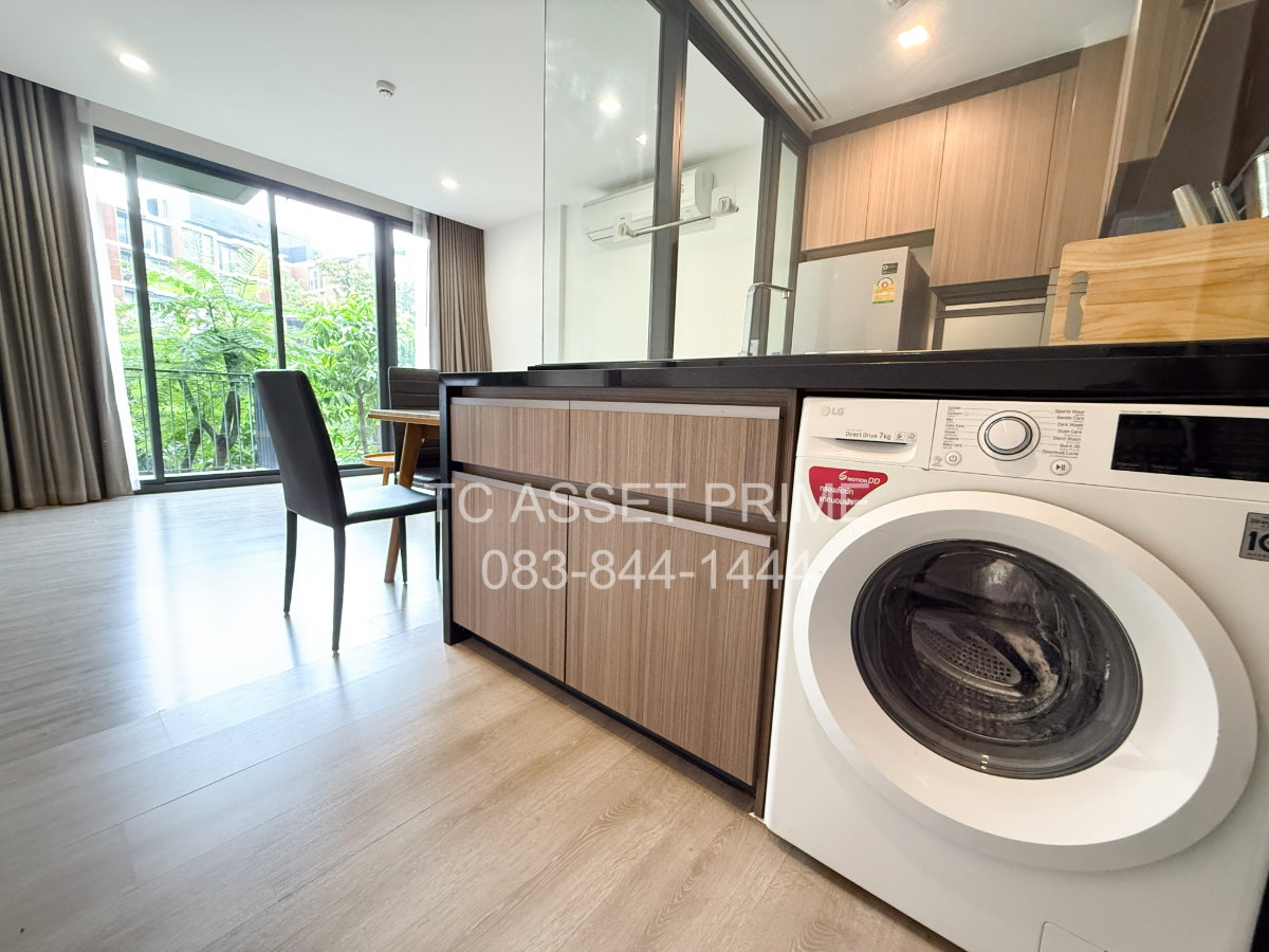 รูป 🔥ให้เช่า! Mori Haus 1 ห้องนอน 46.26 ตรม ชั้น 3 วิวสระ ครัวปิด มีอ่างอาบน้ำ🔥เพียง 26,000 บาท/เดือน! - รูปที่ 4/16