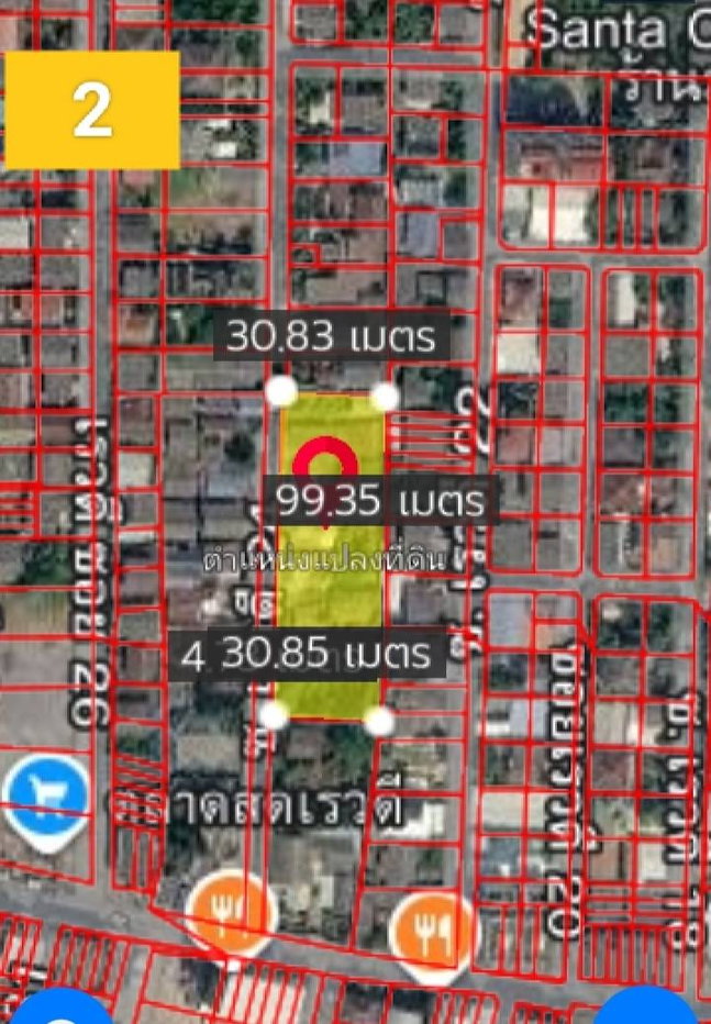 รูป 97583 - โอกาสทองของนักพัฒนาอสังหาฯ! ขายที่ดินทำเลทอง ผังสีส้ม (ย.6) ซอยเรวดี 24 รวมกว่า 4 ไร่เศษ ใกล้รถไฟฟ้าสายสีม่วงและใจกลางนนทบุรี - รูปที่ 2/12