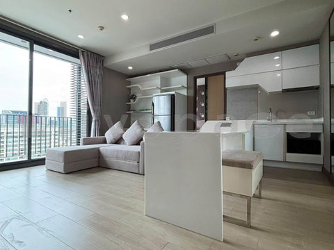 ▚ L0RC52ツ ให้เช่า Pyne By Sansiri 1Bed 45ตร.ม. ชั้นสูง บิวท์อินสวย แต่งครบ ติด BTS ราชเทวี 0 เมตร✨