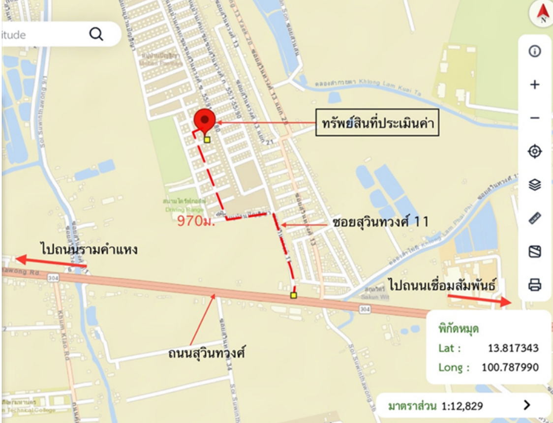รูป บ้านเดี่ยว 100 ตร.วา ปัญฐิญา เขตมีนบุรี กรุงเทพมหานคร 5M - รูปที่ 40/41