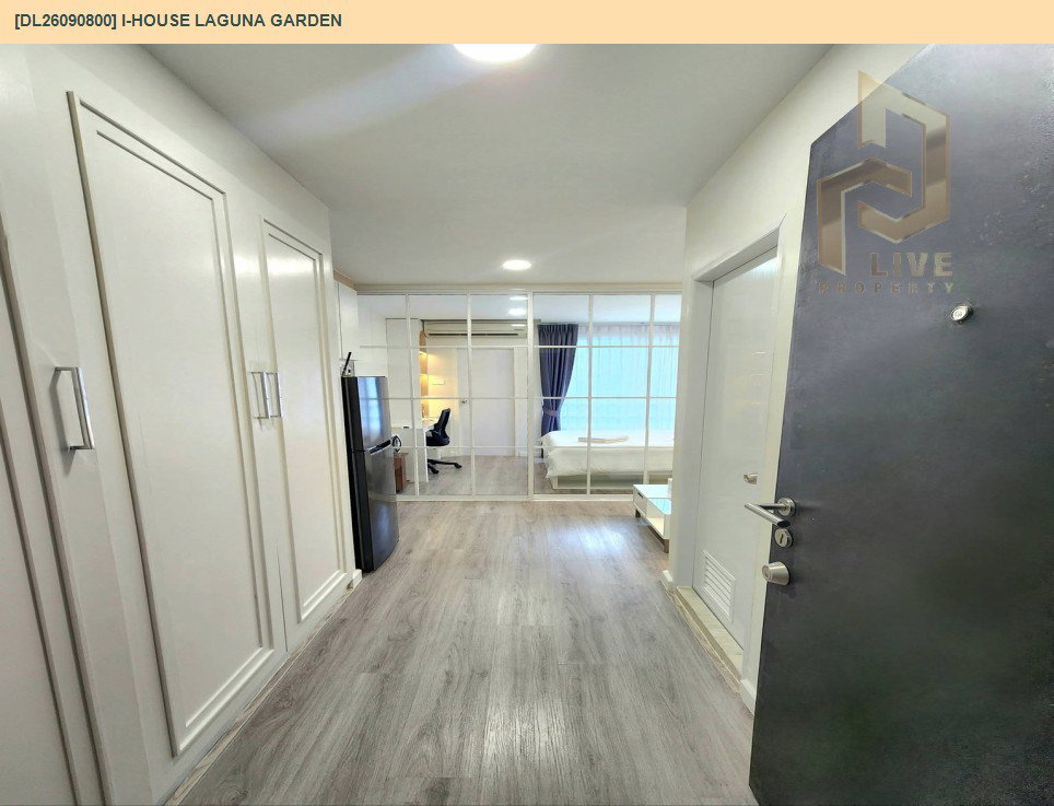 รูป DL26090800 ให้เช่าคอนโด ไอ-เฮาส์ ลากูน่า การ์เด้น (I-House Laguna Garden) ใกล้ MRT เพชรบุรี พร้อมเข้าอยู่ โทรด่วน 0653619502 LineID @952jdxxk - รูปที่ 8/12
