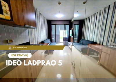 Condos for rent : For Rent 📍 IDEO Ladprao 5 📍 Fully furnished and equipped with appliances; near BTS Ha Yaek Lat Phrao.