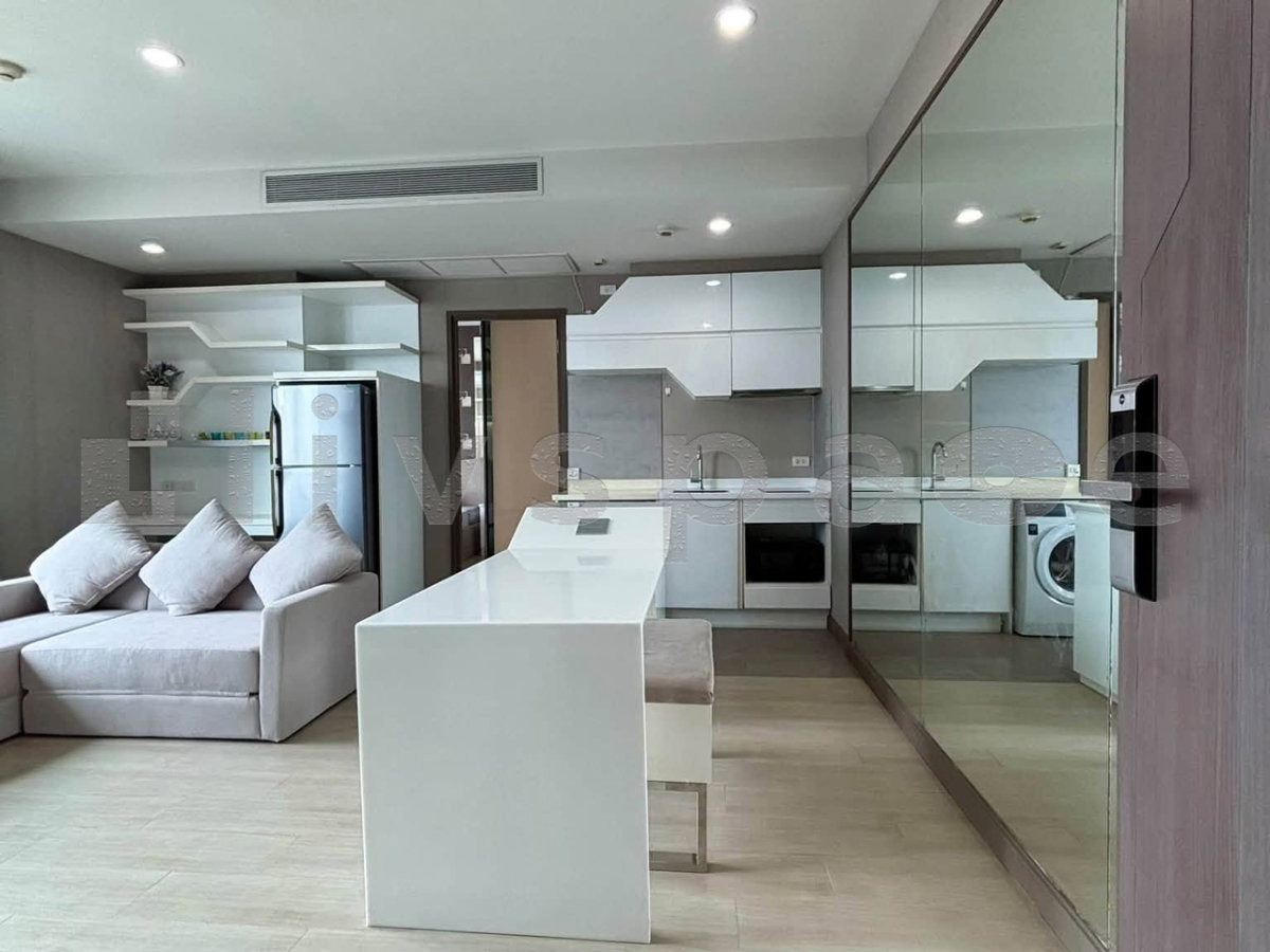 รูป ▚ L0RC52ツ ให้เช่า Pyne By Sansiri 1Bed 45ตร.ม. ชั้นสูง บิวท์อินสวย แต่งครบ ติด BTS ราชเทวี 0 เมตร✨ - รูปที่ 2/7
