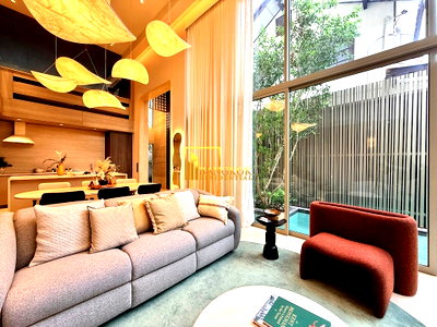 บ้านเดี่ยว แม็คโคร ฟู้ดเซอร์วิส สุขุมวิท 71 : The Residenti Ekkamai | Stylish 3 Bedroom Pool Villa For Sale - BR28383SH