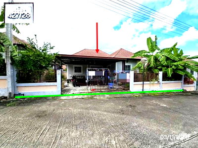 บ้านเดี่ยว ที่ว่าการอำเภอปลวกแดง : บ้านเดี่ยว 52 ตร.วา โพธิ์แลนด์ 5 ปลวกแดง ระยอง 1.6M