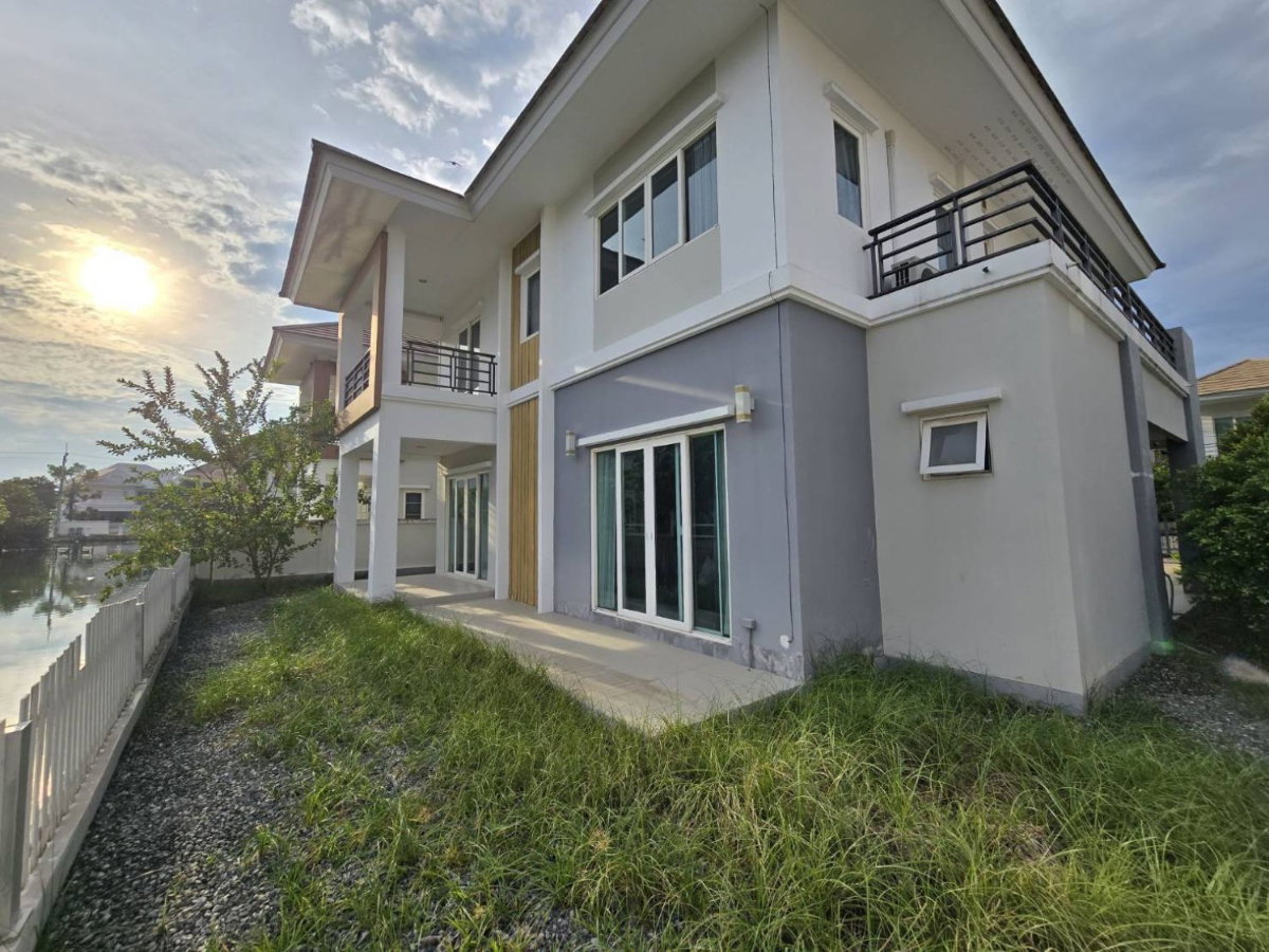 รูป หลังบ้านติดทะเลสาบ! เงียบสงบ ร่มรื่น!! ขายบ้านเดี่ยว เดอะ เลควิลล์ พระราม 2 (The Lake Ville Rama 2) 80.9 ตร.วา ใกล้เซ็นทรัลมหาชัย  | #TPI-3500 - รูปที่ 13/13