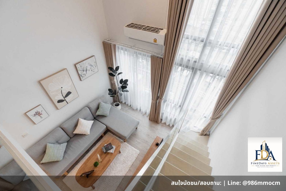 รูป ✨ ให้เช่า คอนโดป้ายแดงสไตล์ Duplex 2 ชั้น ชั้นสูงวิวเมืองโล่ง เดอะ ทรี พัฒนาการ - เอกมัย (The Tree Pattanakarn - Ekkamai)✨ - รูปที่ 5/9