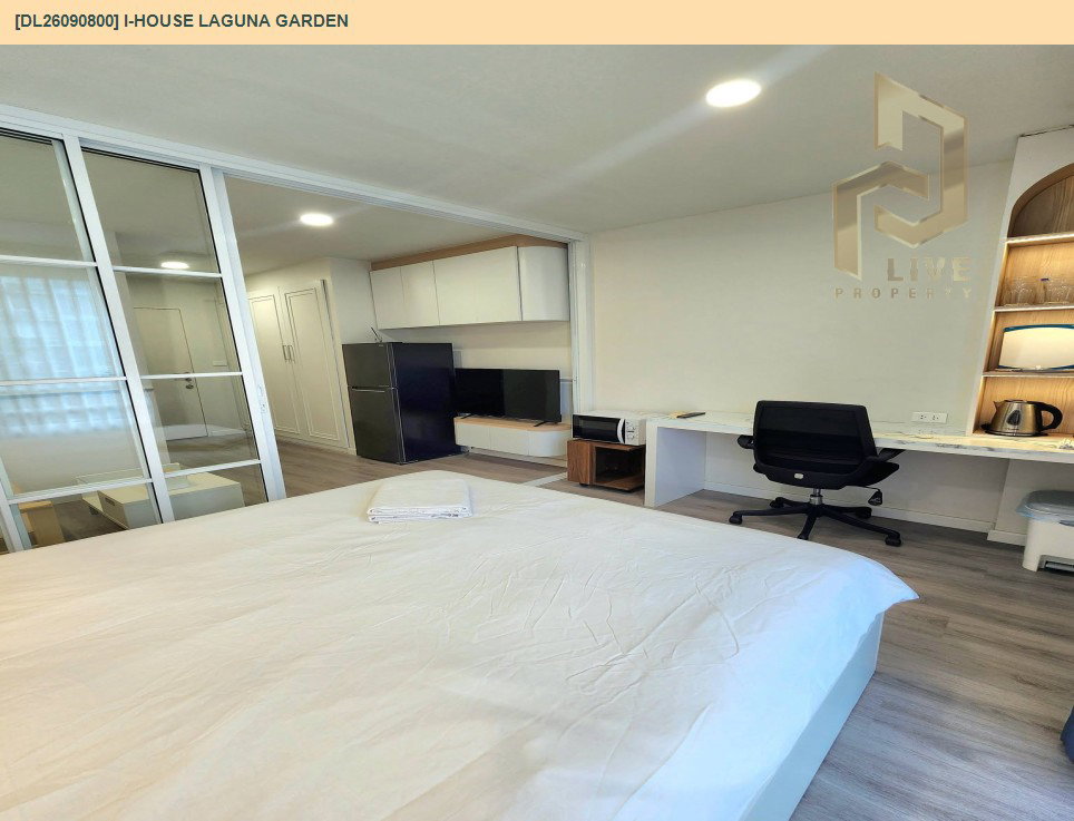 รูป DL26090800 ให้เช่าคอนโด ไอ-เฮาส์ ลากูน่า การ์เด้น (I-House Laguna Garden) ใกล้ MRT เพชรบุรี พร้อมเข้าอยู่ โทรด่วน 0653619502 LineID @952jdxxk - รูปที่ 5/12