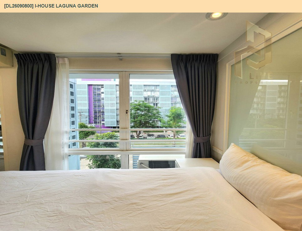 รูป DL26090800 ให้เช่าคอนโด ไอ-เฮาส์ ลากูน่า การ์เด้น (I-House Laguna Garden) ใกล้ MRT เพชรบุรี พร้อมเข้าอยู่ โทรด่วน 0653619502 LineID @952jdxxk - รูปที่ 6/12