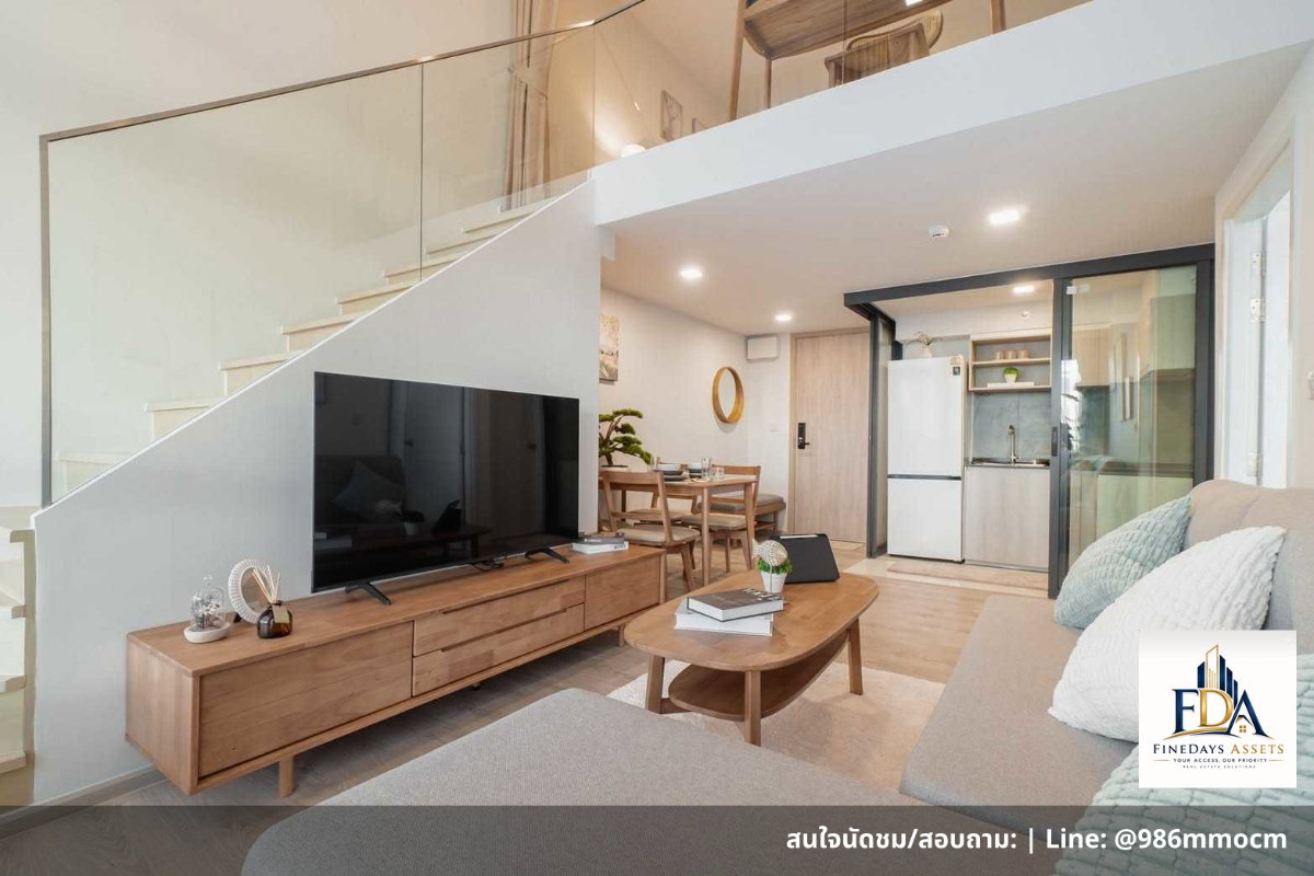 รูป ✨ ให้เช่า คอนโดป้ายแดงสไตล์ Duplex 2 ชั้น ชั้นสูงวิวเมืองโล่ง เดอะ ทรี พัฒนาการ - เอกมัย (The Tree Pattanakarn - Ekkamai)✨ - รูปที่ 2/9