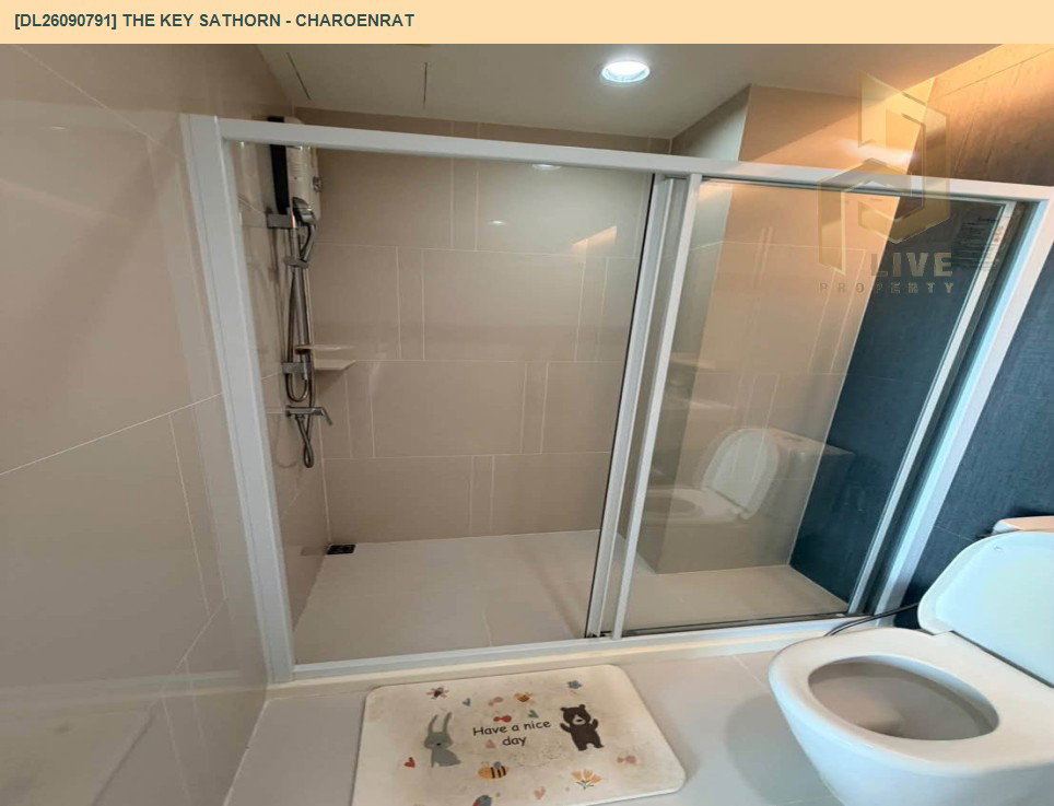 รูป DL26090791 ให้เช่าคอนโด เดอะคีย์ สาทร - เจริญราษฎร์ (The Key Sathorn - Charoenrat) ใกล้ BTS สุรศักดิ์ พร้อมเข้าอยู่ โทรด่วน 0653619502 LineID @952jdxxk - รูปที่ 12/12