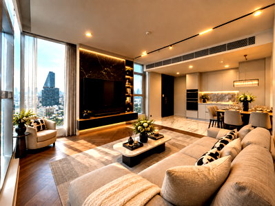 ขายคอนโด : The Residences 38 ห้อง 84 ตร.ม. 2 ห้องนอน กับชีวิต Luxury ใจกลางสุขุมวิท