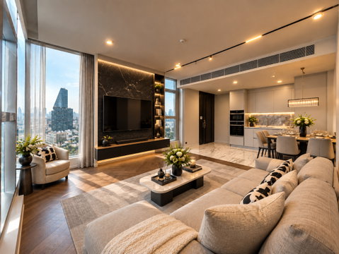 The Residences 38 ห้อง 84 ตร.ม. 2 ห้องนอน กับชีวิต Luxury ใจกลางสุขุมวิท