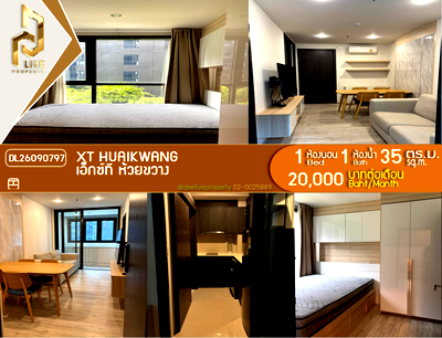 คอนโดให้เช่า : DL26090797 ให้เช่าคอนโด เอ็กซ์ที ห้วยขวาง (XT HUAIKHWANG) ใกล้ MRT ห้วยขวาง พร้อมเข้าอยู่ โทรด่วน 0638692663 LineID @952jdxxk