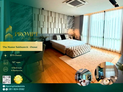 Houses for rent อ่อนนุช 17 : AB06107 - The Master Sukhumvit - Onnut : BTS Onnut 