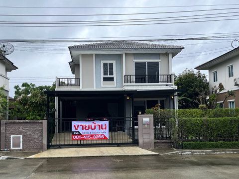 ขายบ้านเดี่ยว ภัสสร เทพารักษ์–บางนา 50 ตร.ว. ต้นโครงการ ถนนเมน 12 ม. พร้อมอยู่