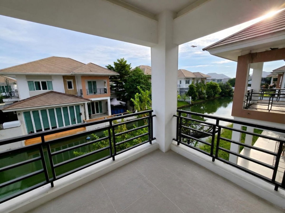 รูป หลังบ้านติดทะเลสาบ! เงียบสงบ ร่มรื่น!! ขายบ้านเดี่ยว เดอะ เลควิลล์ พระราม 2 (The Lake Ville Rama 2) 80.9 ตร.วา ใกล้เซ็นทรัลมหาชัย  | #TPI-3500 - รูปที่ 4/13