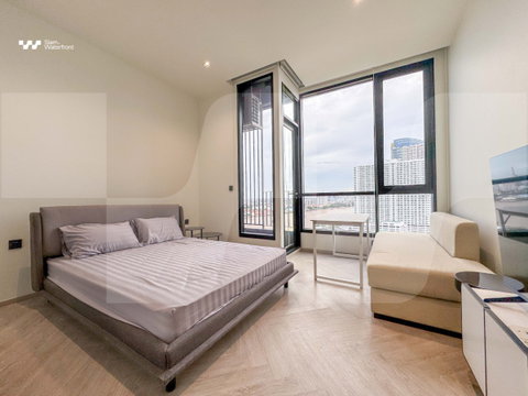 🔥ให้เช่า🔥 Chapter Charoennakhon – Riverside ขนาด25sqm ชั้น17 วิวไม่โดนบัง ตกแต่งสวยพร้อมอยู่ Fully Furnished  ติดถนนเจริญนคร ใกล้BTS กรุงธนบุรี
