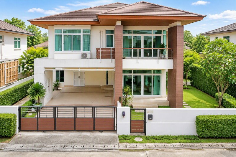 รูป 260928isknknsta ให้เช่า บ้าน 4-5นอน โลตัส ศรีราชา1.27กม. และเครื่องใช้ไฟฟ้าครบ 3น้ำ 108.2ตร.ว. ศรีราชา-หนองยายบู่  บ้านเดี่ยว 2 ชั้น 300 - รูปที่ 1/8