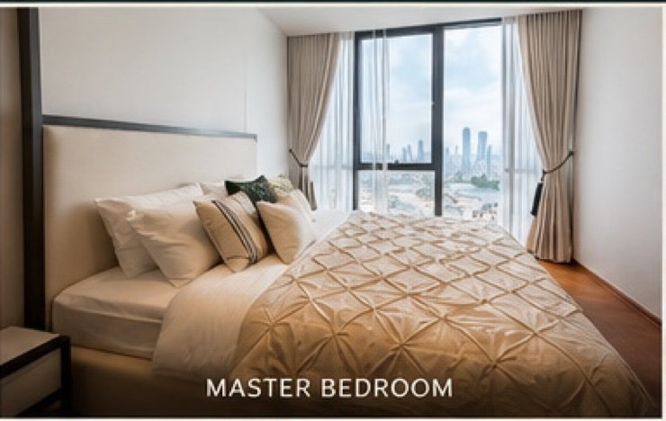 picture For Rent  One Altitude Charoenkrung | 2 Bedrooms | Fully Furnished - 4/9