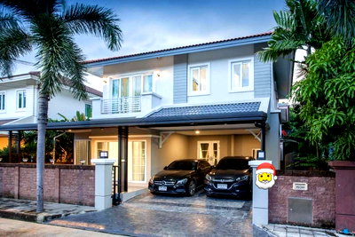 บ้านเดี่ยวให้เช่า : 🏡✨ ให้เช่าบ้านเดี่ยว Casa Ville วัชรพล–สุขาภิบาล 5 3 ห้องน้ำ 2 ที่จอดรถ บ้านสวย สภาพใหม่มาก พร้อมเข้าอยู่ทันที