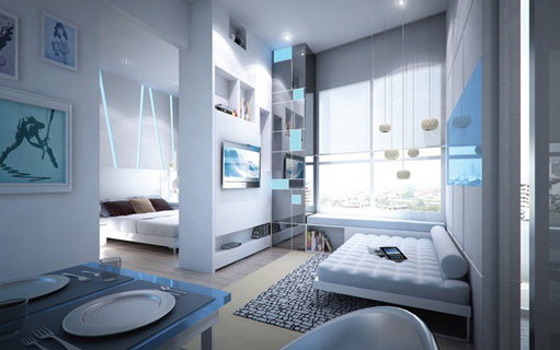 รูปภาพ 1 Bed Large Room High Fl.30+ City View Fully furnished Condo Good Location Close To BTS Ratchathewi @ Condolette Ize Ratchathewi