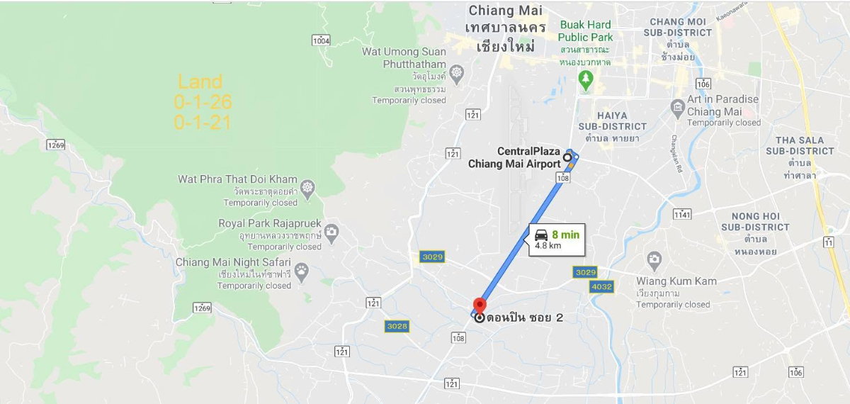 รูป POS ที่ดินมี 2 แปลง (121-126 ตร.ว.) ต.แม่เหียะ สามารถซื้อแยกแปลงได้ เหมาะสำหรับสร้างบ้านใกล้เมือง (โทร/ไลน์ 088-5986998)) - รูปที่ 11/11