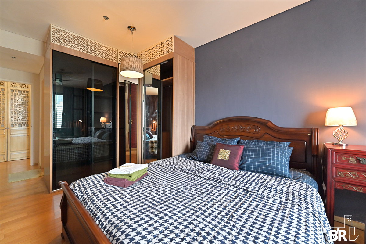 รูป 💖💖 เช่าคอนโด ✨ Villa Asoke Duplex 2นอน 102ตร.ม. 55k 💎 ห้องสวย วิวด้านหลัง ตกแต่งจัดเต็ม ใกล้ MRT เพชรบุรี  - รูปที่ 5/12