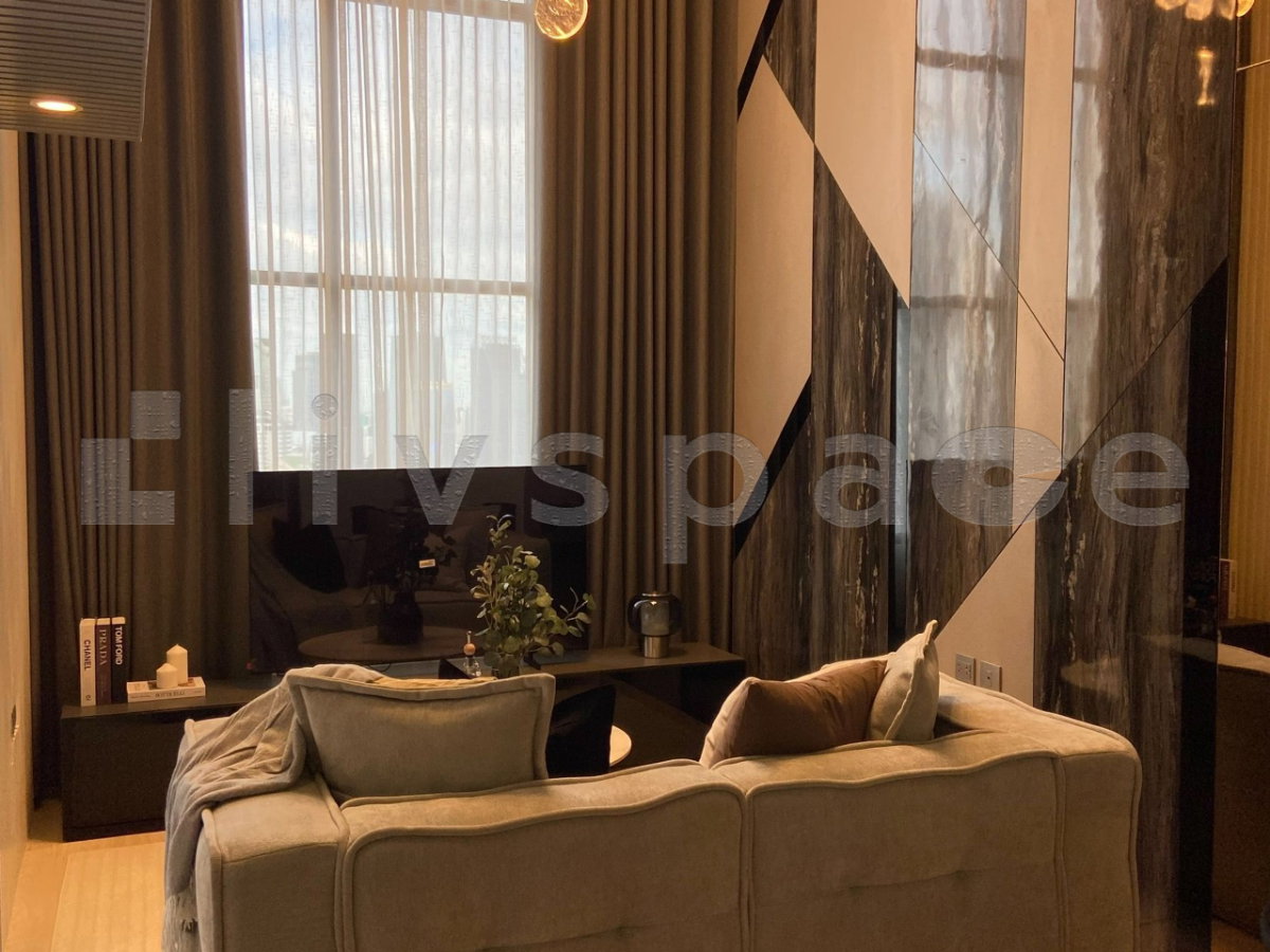 รูป ▚ L0FC4Tツ ให้เช่า Knightsbridge Prime Sathorn 2Bed Duplex 44ตร.ม. ห้องสวย ราคาดีที่สุด แต่งครบ พร้อมอยู่ ใกล้ BRT อาคารสงเคราะห์ / BTS ช่องนนทรี✨ - รูปที่ 3/15