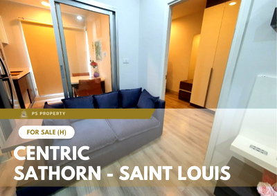 คอนโด BTS เซนต์หลุยส์ : ขายด่วน 📍 Centric Sathorn - Saint Louis 📍 เฟอร์นิเจอร์ และ เครื่องใช้ไฟฟ้าครบ ใกล้ BTS เซนต์หลุยส์