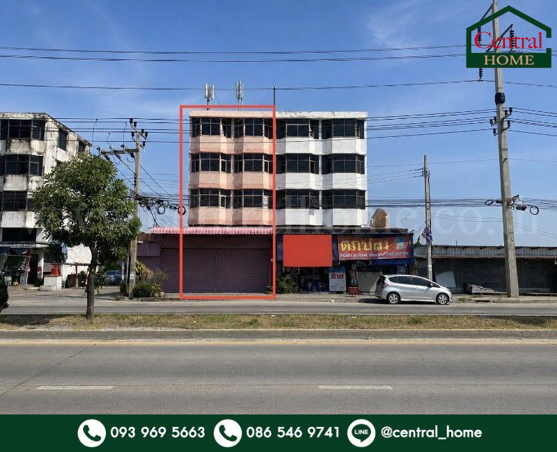รูป อาคารพาณิชย์ 4 ชั้น 2 คูหา ถนนบางกรวย-ไทรน้อย ตึกมุม - รูปที่ 1/17