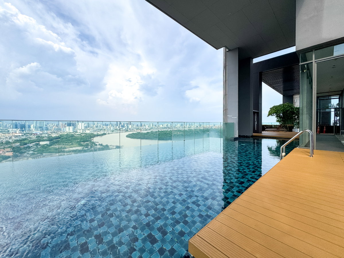 รูป ขายคอนโดหรู The Breeze Narathiwas ห้องชั้นสูง วิวแม่น้ำเจ้าพระยาสวยมาก 🌊 - รูปที่ 15/16