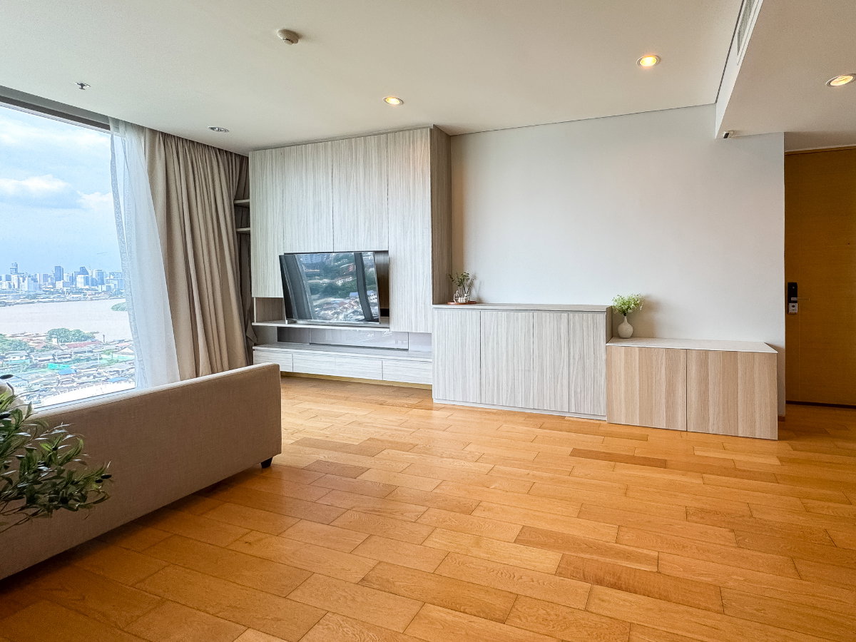 รูป ขายคอนโดหรู The Breeze Narathiwas ห้องชั้นสูง วิวแม่น้ำเจ้าพระยาสวยมาก 🌊 - รูปที่ 4/16