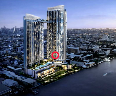 ขายคอนโด : ขายดาวน์ คอนโด วันเวลา ณ เจ้าพระยา 2ห้องนอน 2ห้องน้ำ