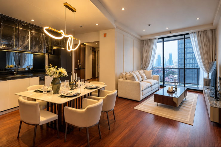 รูป ให้เช่า One Altitude Charoenkrung 3 ห้องนอน 3 ห้องน้ำ 97.56 ตร.ม. แต่งครบ พร้อมอยู่ | 87,800 บาท/เดือน - รูปที่ 1/8
