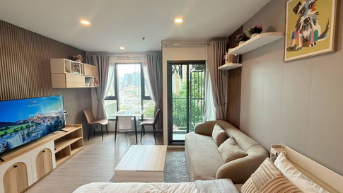 🚩 For Rent Condo ASPIRE SUKHUMVIT - RAMA 4 Building 1, Floor 10,Studio, Room size 26 sqm