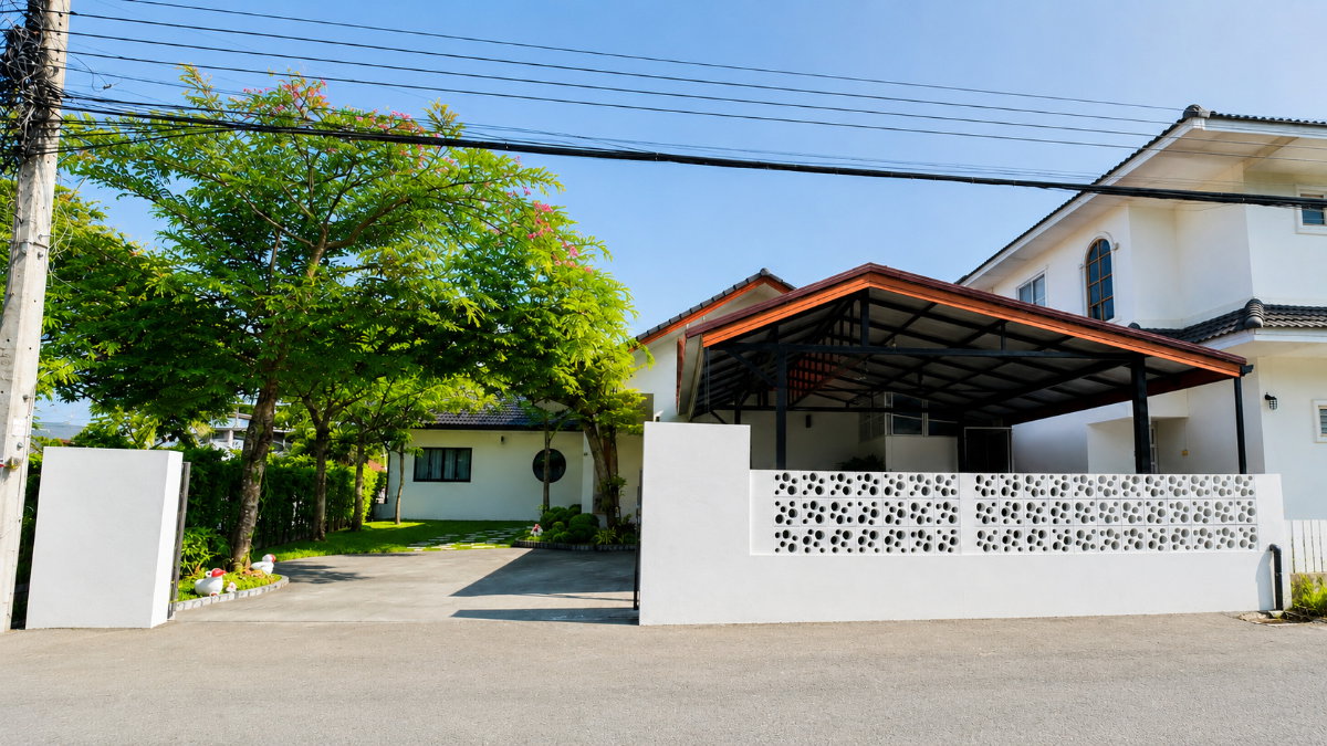 รูป ขายบ้านใหม่พร้อมอยู่ หน้าม.แม่โจ้ 96 ตรว.  - รูปที่ 1/8